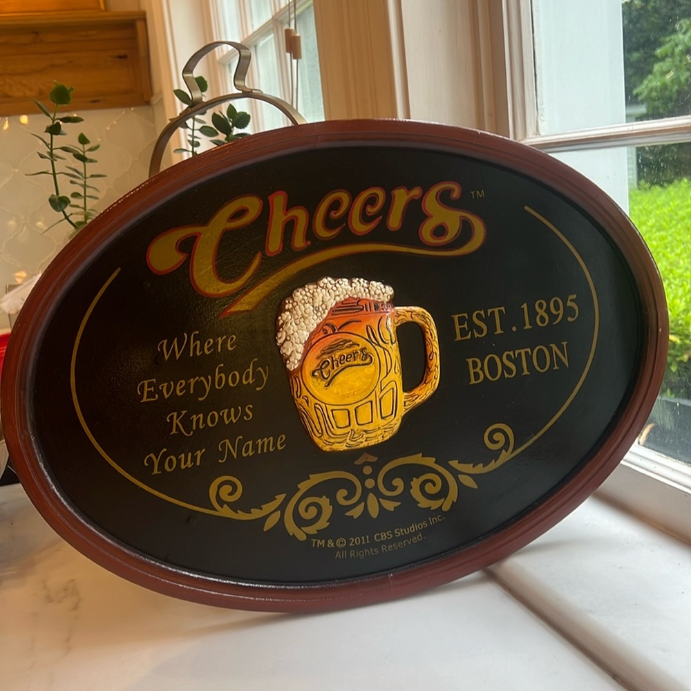 Cheers antique reproduction sign